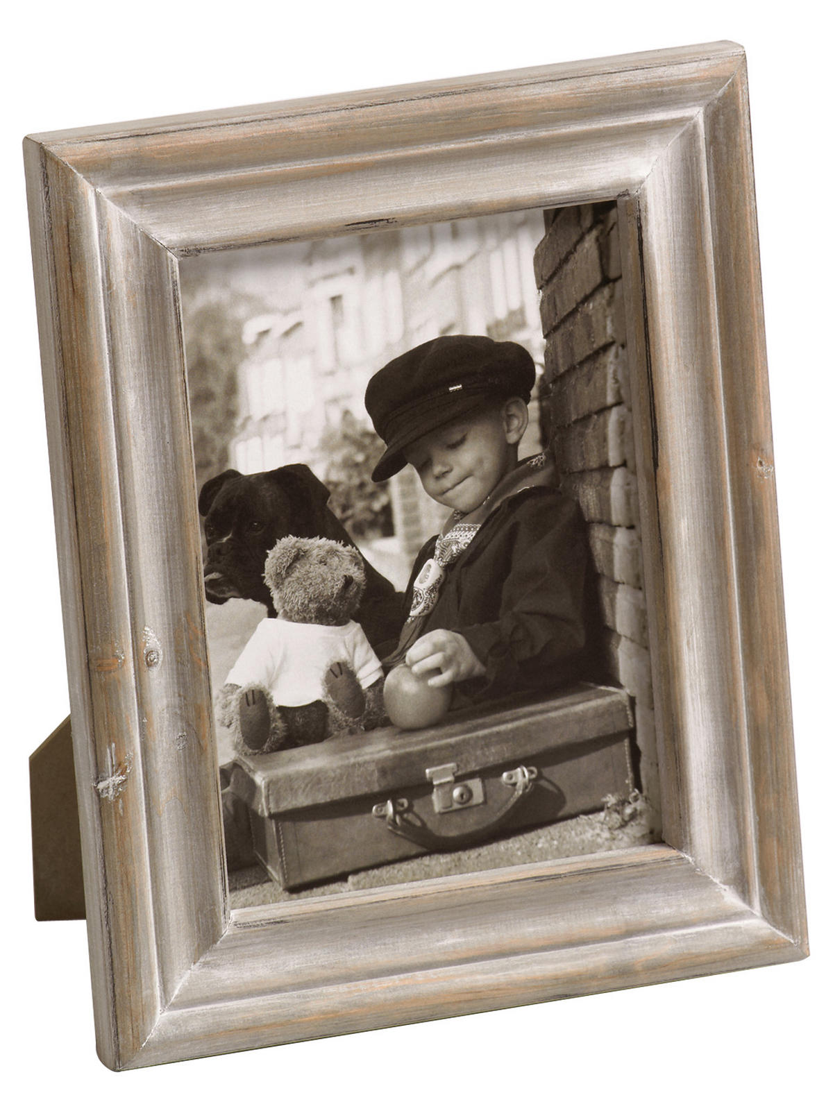 BILDERRAHMEN Dijon Portraitrahmen, 10X15 cm, braun - Braun, Holzwerkstoff (16/21/2.2cm) - walther design