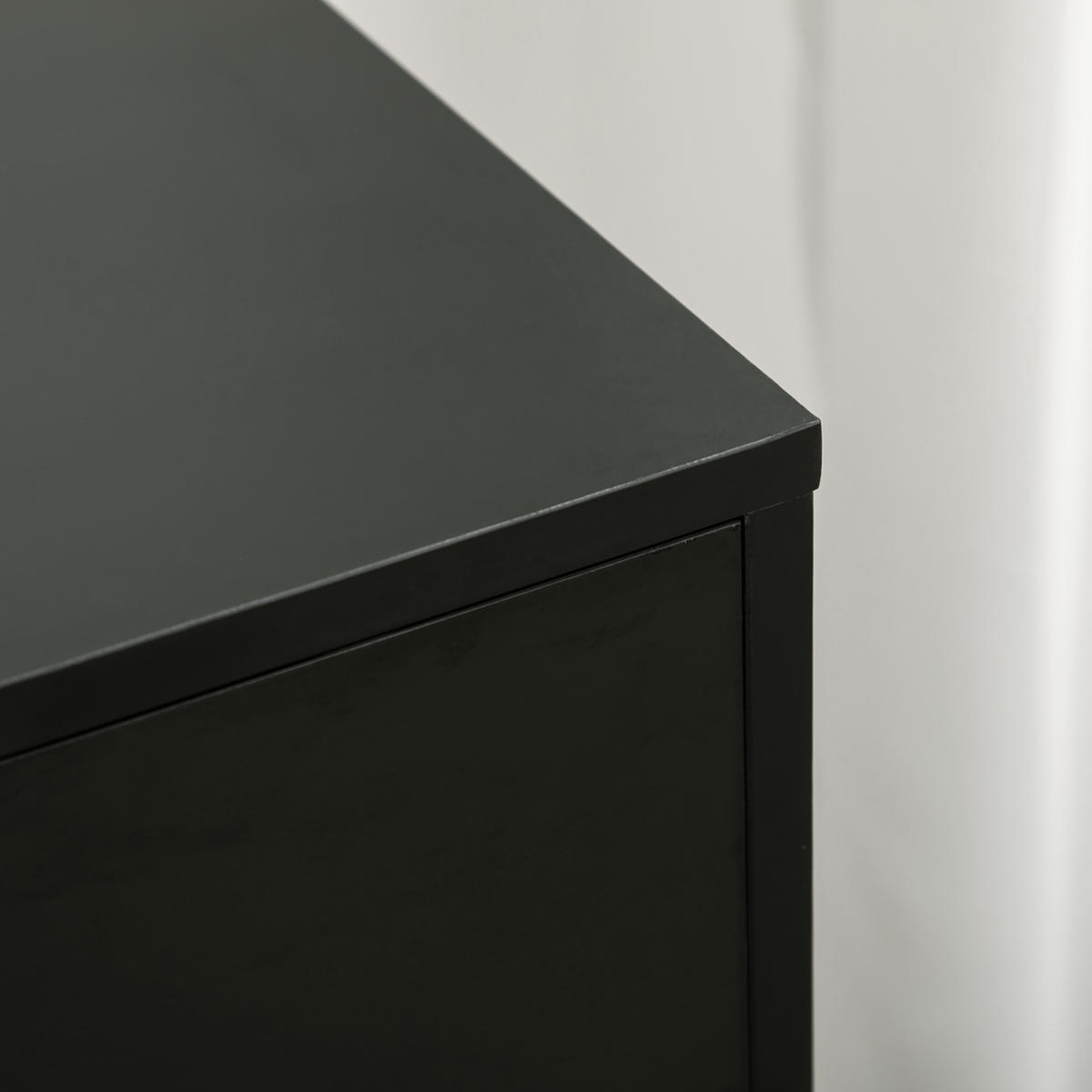 ROLLCONTAINER DE-14469 Schwarz - Schwarz, Holzwerkstoff (40/66.5/78cm) - ComfortXL