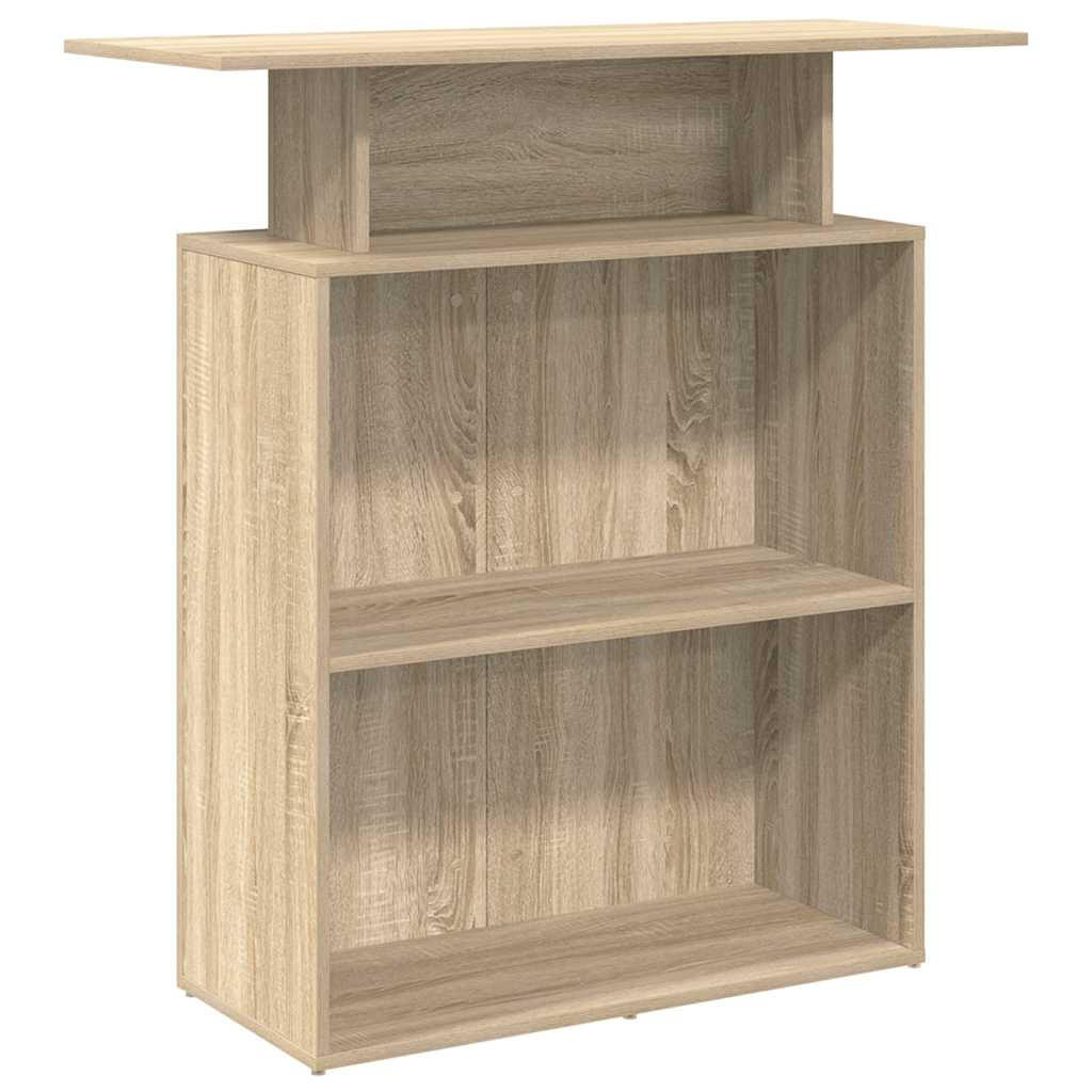 vidaXL Empfangstheke Sonoma Eiche 100x104x40 cm