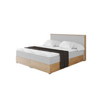 BOXBETT LOLLI9 - 120x200 - H3 Hellgrau - Hellgrau, Holzwerkstoff (120/200cm) - ALTDECOR
