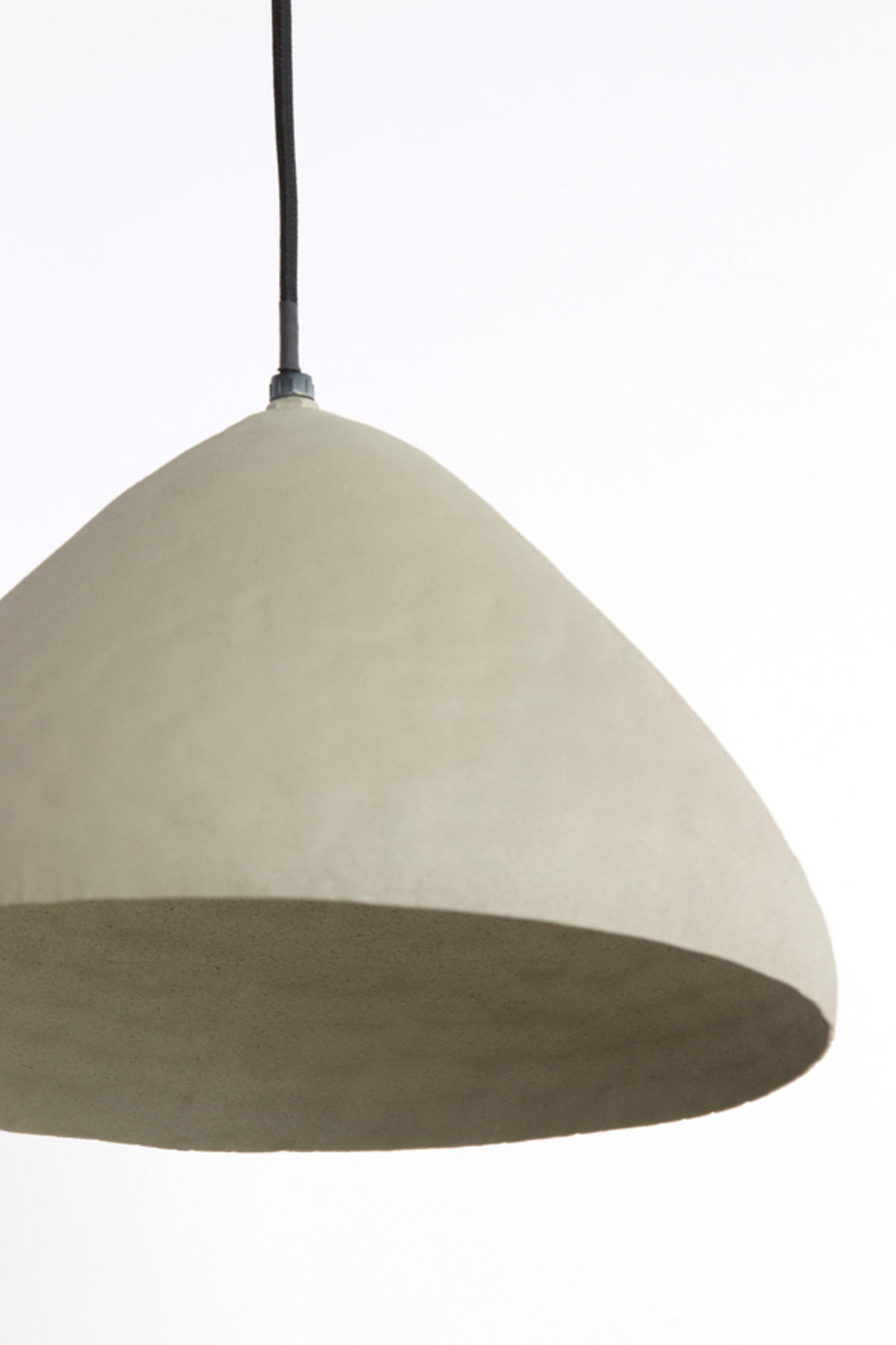 HÄNGELAMPE Elimo Grau Ø25/15 cm - Grau, Metall (25/25/15cm) - Light & Living