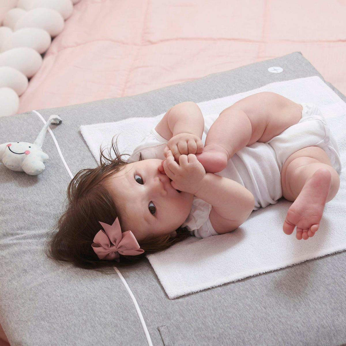 WICKELAUFLAGE Grau - Grau, Textil (80/70cm) - nordic coast company