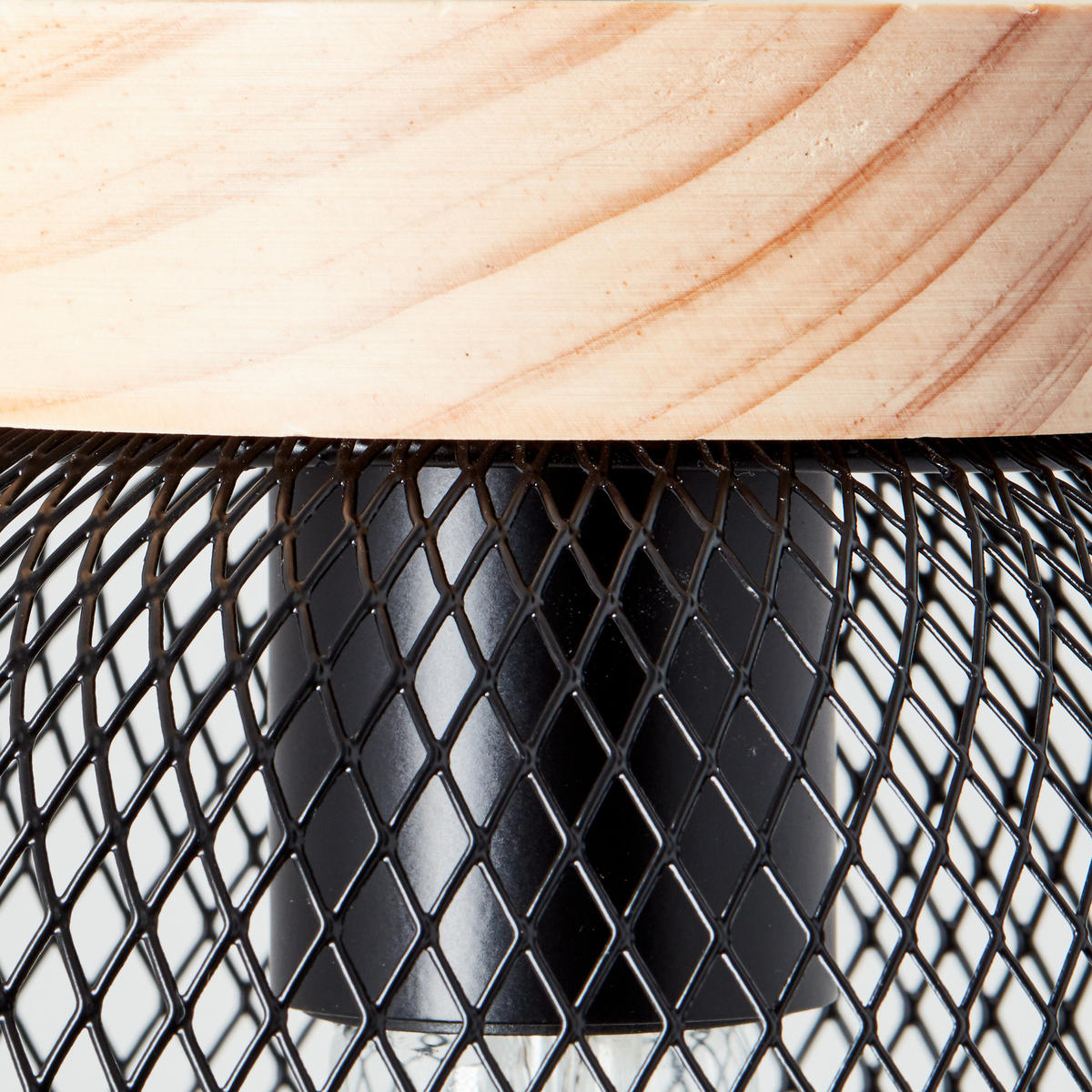 WANDLEUCHTE Giada 99107/76 - Schwarz, Holz (16/26.5/20cm) - Brilliant