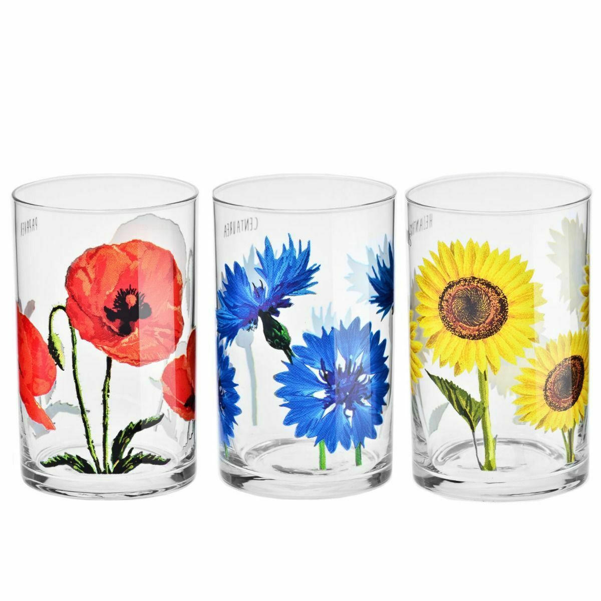 TEEGLÄSER BLOOM, 6er-Set, 250 ml - Multicolor, Glas (0.25L) - Krosno Glass