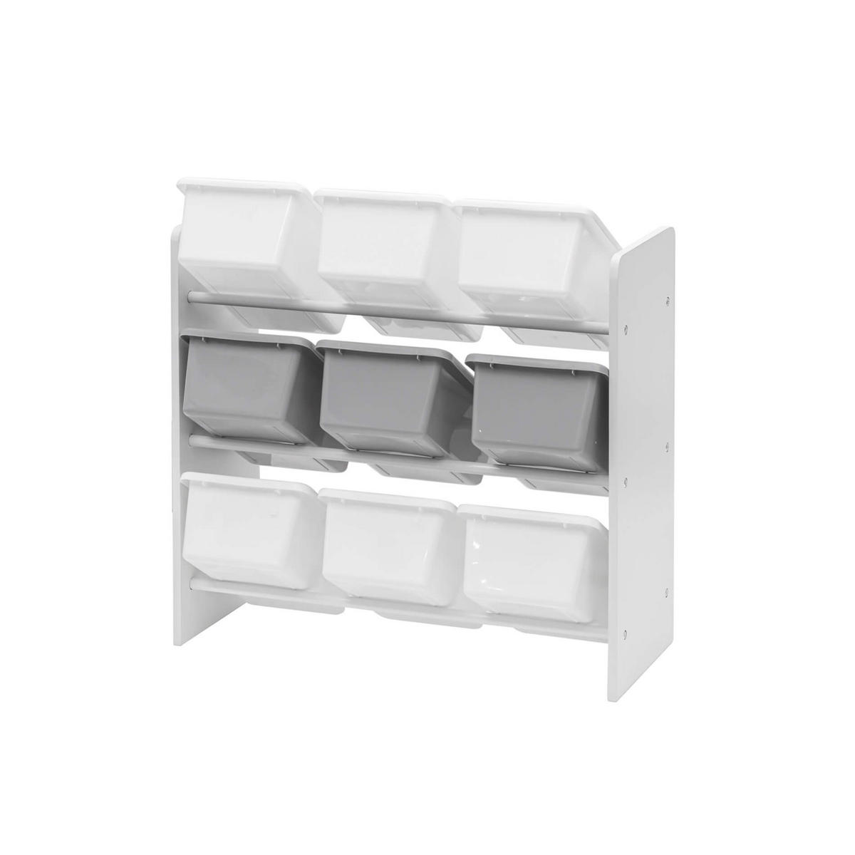 SPIELZEUGREGAL Weiß 27/65/60 cm - Weiß, Holzwerkstoff (27/60/65cm) - Mobili Rebecca