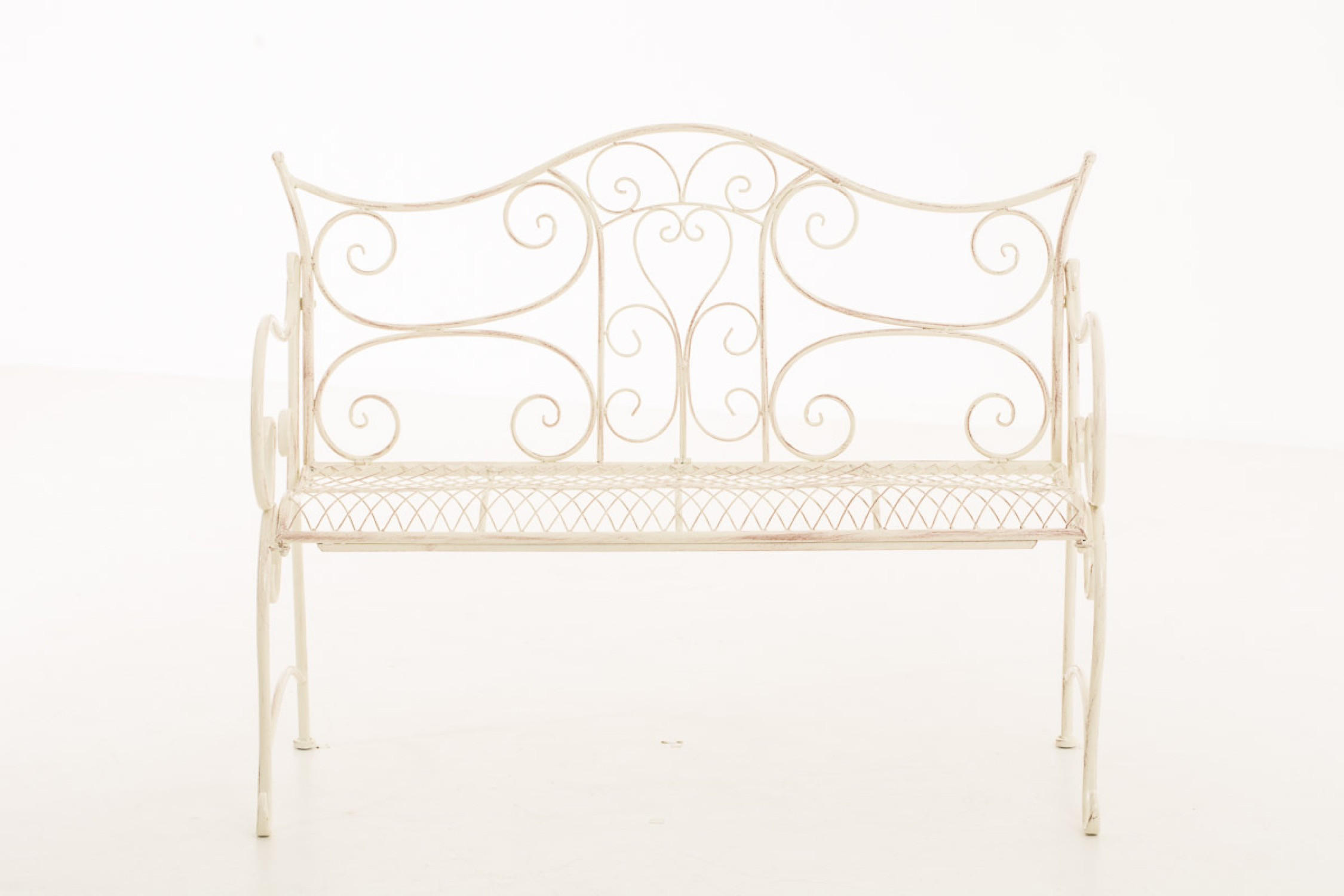 GARTENBANK Targo antik-creme - Braun, Metall (113/47/89cm) - TPFGarden