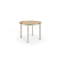 ESSTISCH BERNARDIN - Honigeiche/Kaschmir, Holzwerkstoff/Metall (100/100/76cm) - Meblini