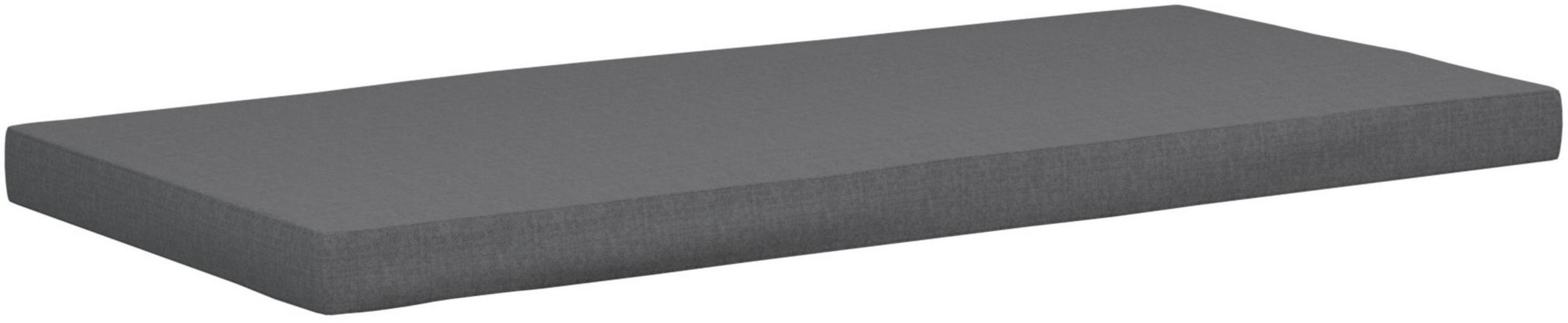 SITZKISSEN eckig 106/48/8 cm Kunststoff Dunkelgrau - Dunkelgrau, Kunststoff/Textil (48/106/8cm) - CLP