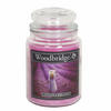 DUFTKERZE Woodbridge - Pink, Naturmaterialien/Glas (17cm)