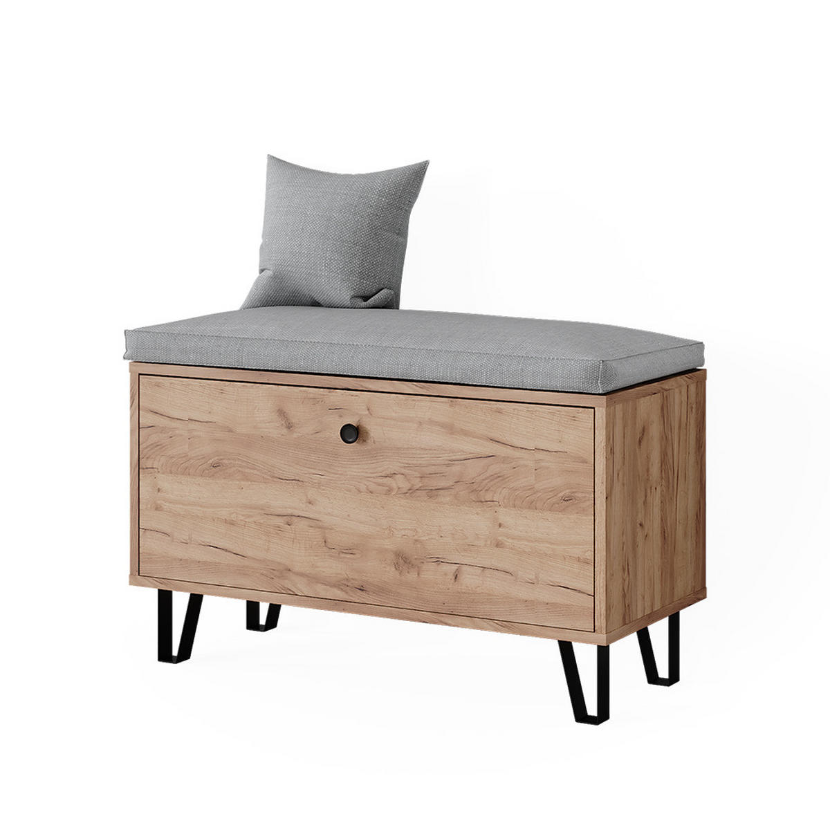 SITZBANK Siri Goldkraft Eiche 80 x 46 cm - Eiche Wotan, Holzwerkstoff (80/46/35.1cm) - Vicco