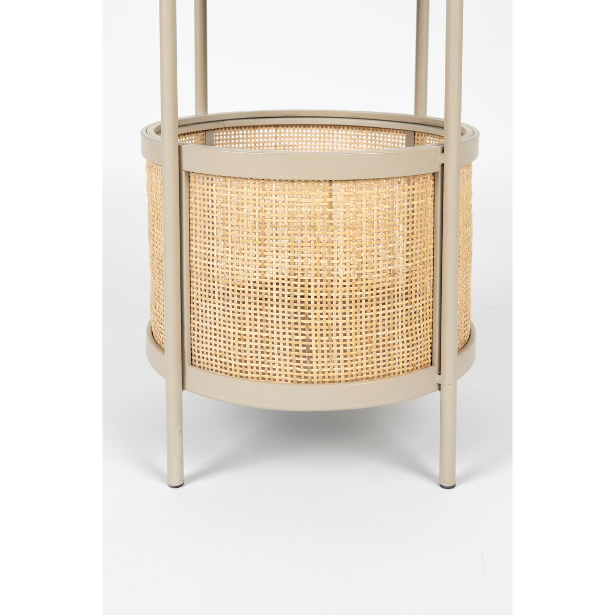 BEISTELLTISCH Makato Rund 30x30 cm Sand - Beige, Naturmaterialien (30/30/50cm) - Housecraft Living