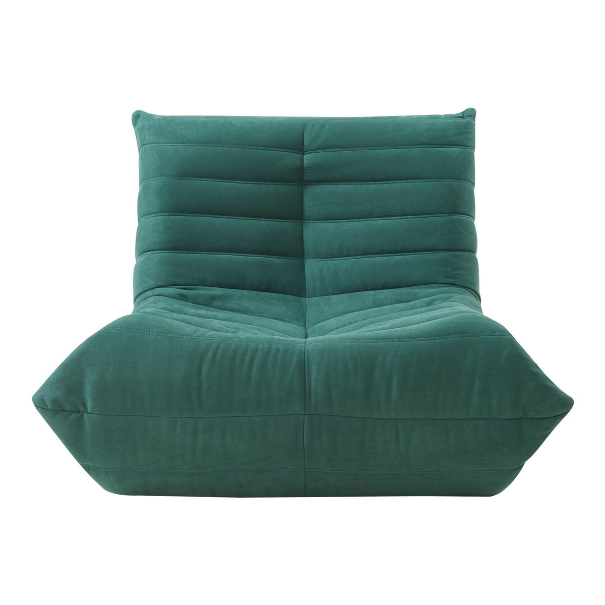 BODENSESSEL Kodsø - Grün, Textil (90/75/100cm) - [en.casa]