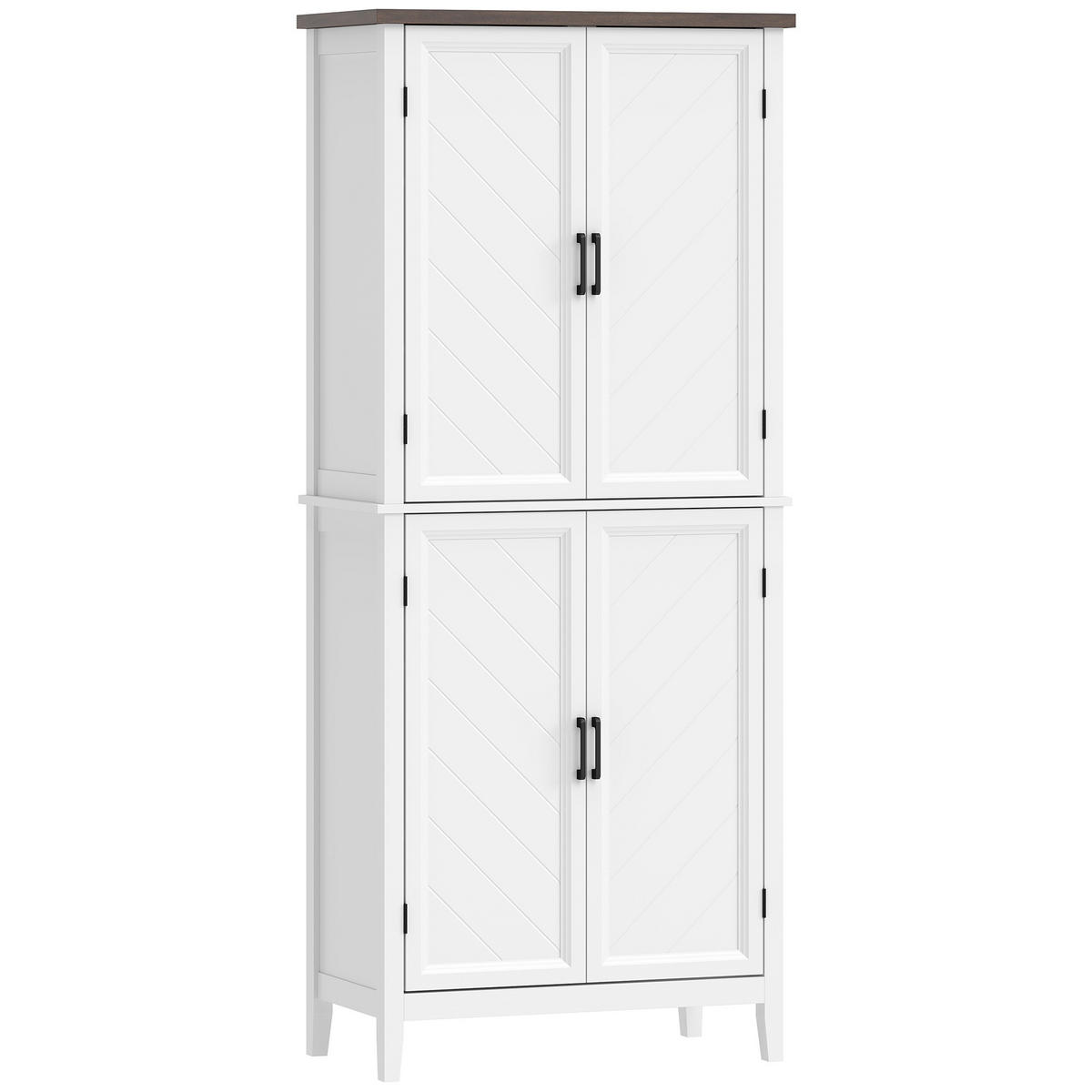 HIGHBOARD DE-11326 6 Ebenen Weiß - Weiß, Holzwerkstoff (40/178.5/76cm) - ComfortXL