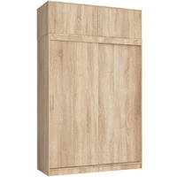 KLEIDERSCHRANK Eiche Sonoma 245/150/60 - Sonoma Eiche, Holzwerkstoff (150/245/60cm) - RAUMHIRSCH FURNITURE
