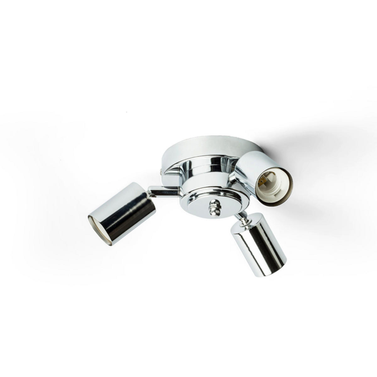 LEUCHTE POSTE Chrom 45 W - Chromfarben, Metall (31/31/7cm) - Rendl