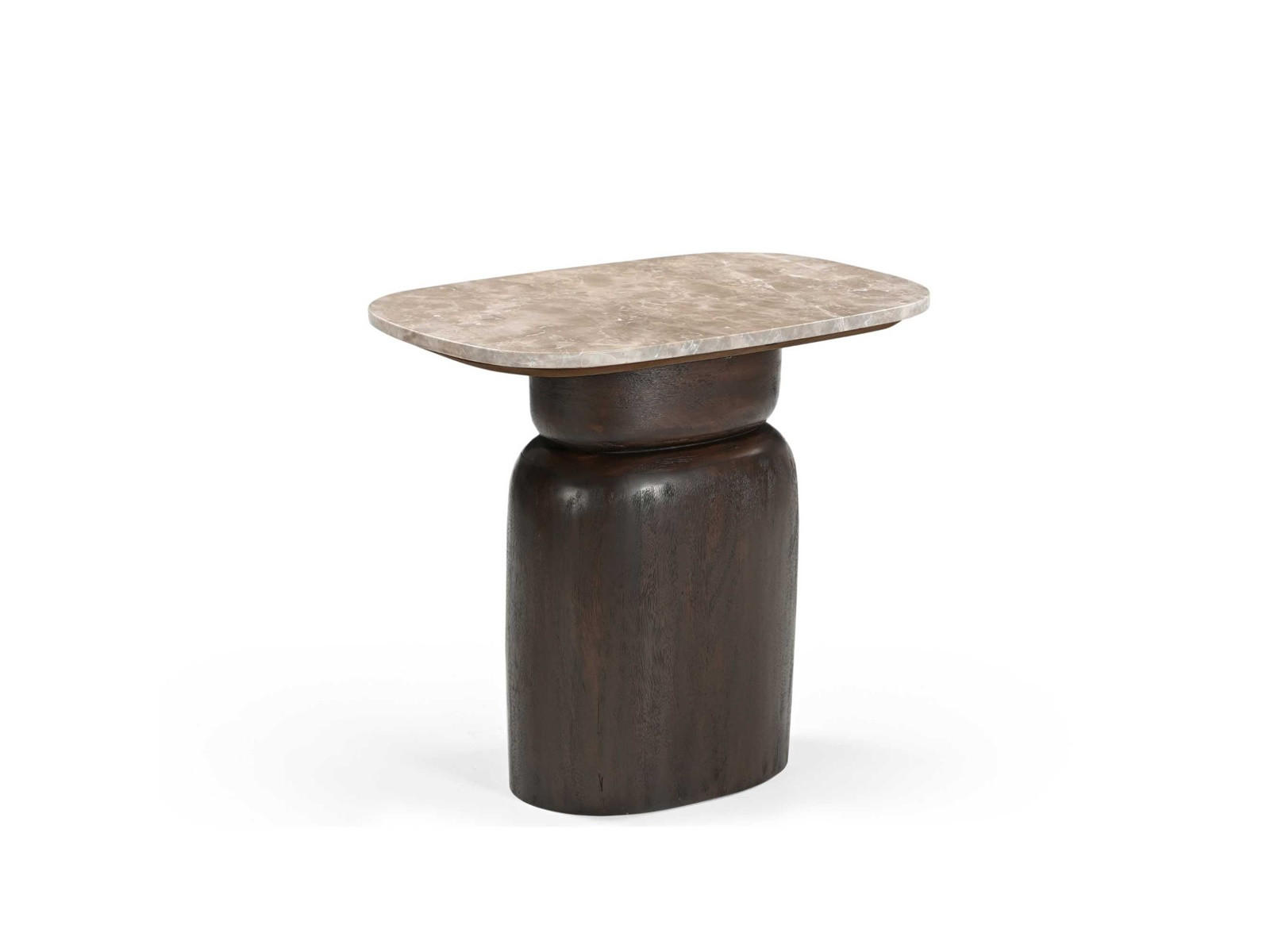 COUCHTISCH Silva Mangoholz 56 cm / 35 cm Braun - Braun, Holz (36/56/51cm) - Villa Möbel