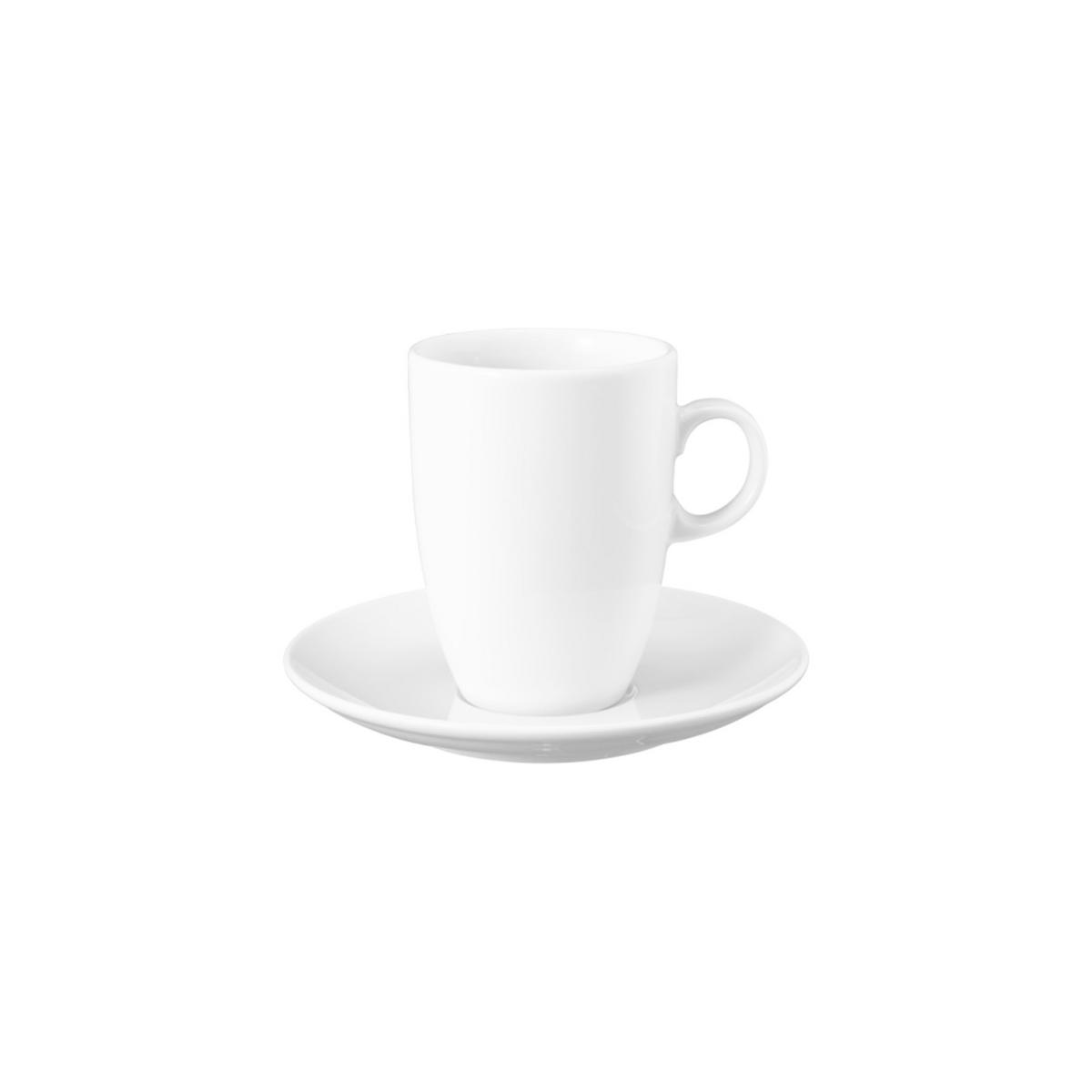 CAPPUCCINOTASSE MIT UNTERTASSE VIP. weiß 230 ml - Weiß, Keramik (230L) - Seltmann Weiden