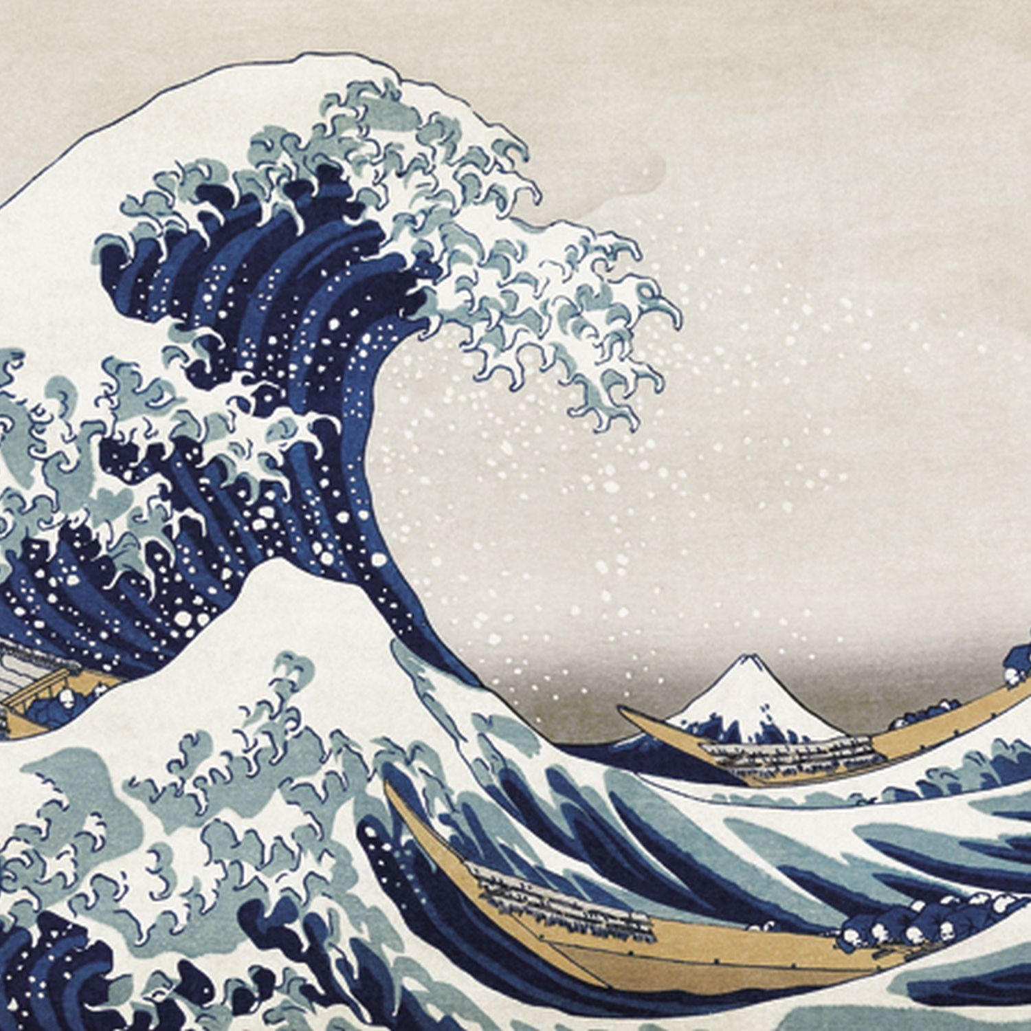FOTOTAPETE Japanische Kunst 424 x 280 cm - Blau, Papier (424/280cm) - Sanders & Sanders