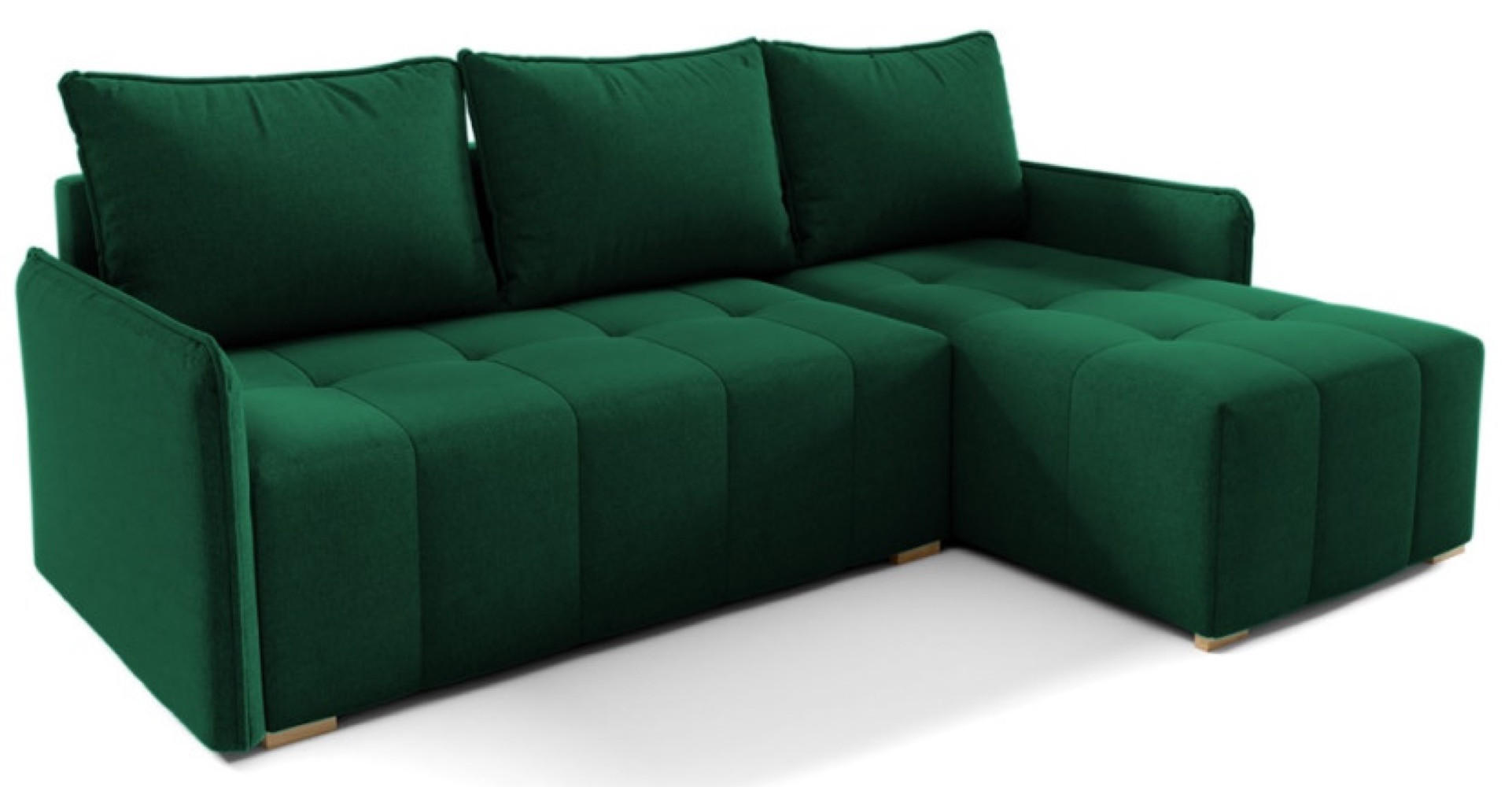 Sepro Meble Ecksofa Grün 210x140 cm