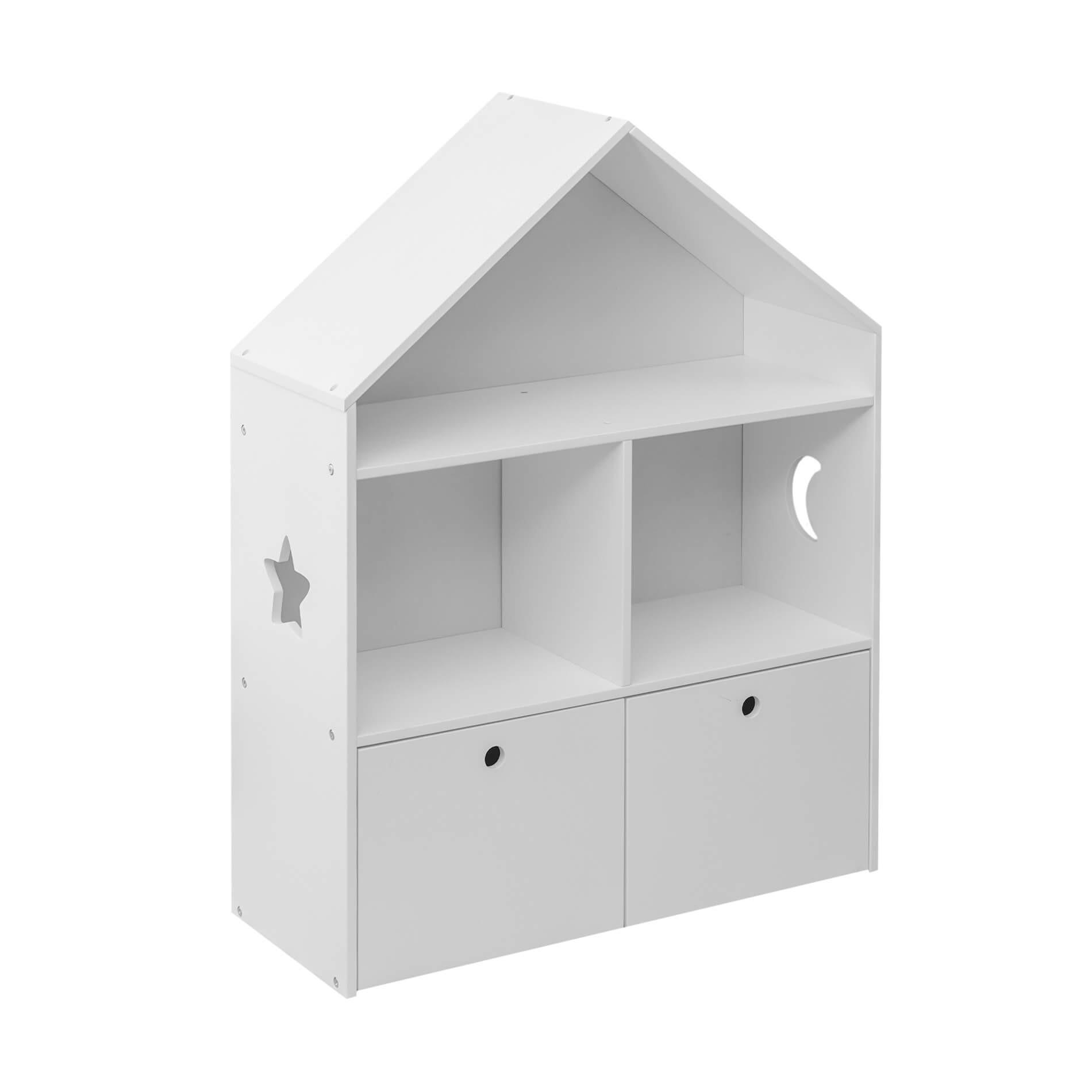 KINDERBUCHREGAL Weiß 30/73/97 cm - Weiß, Holzwerkstoff (30/97/73cm) - Mobili Rebecca