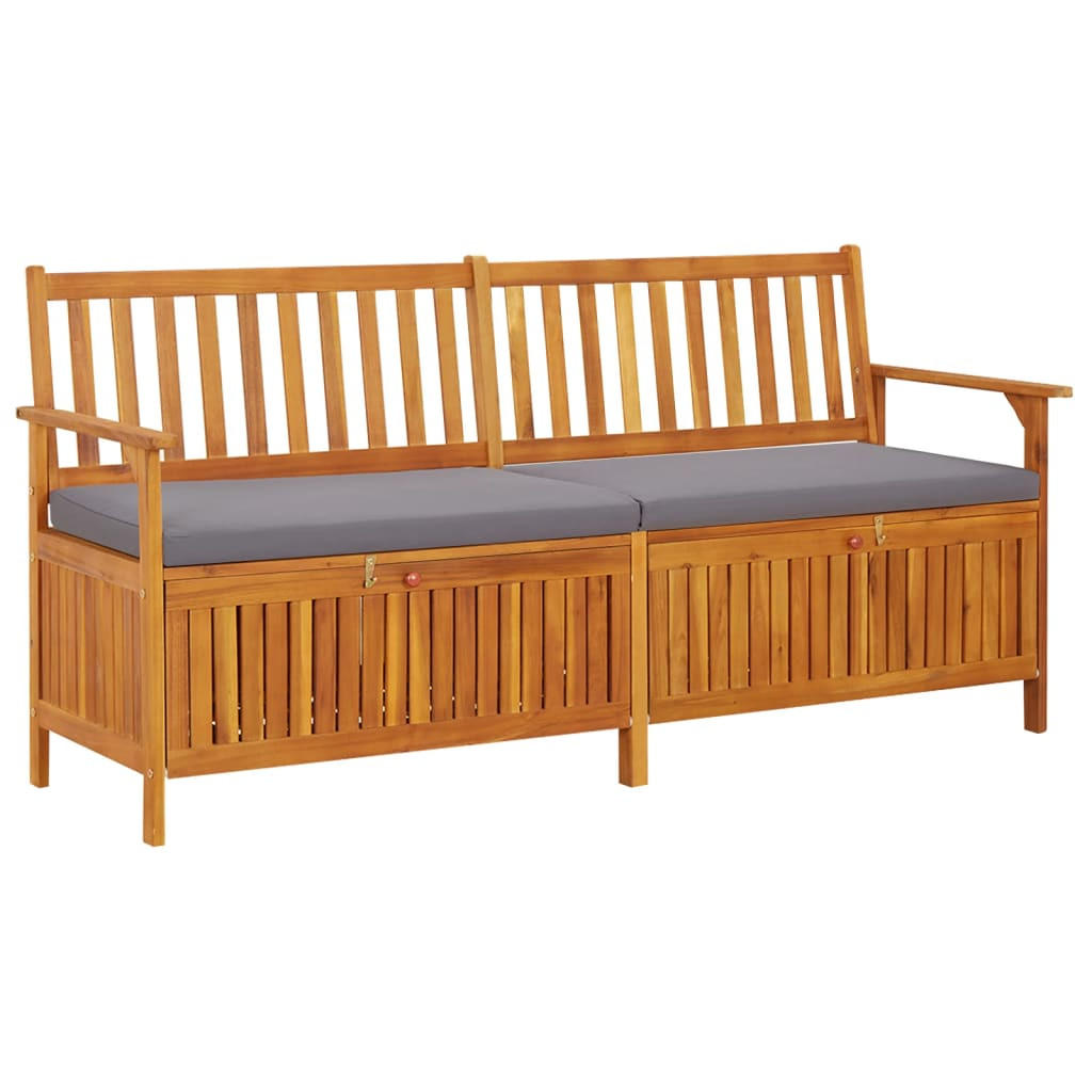 vidaXL Gartenbank Grau 170x84x63 cm