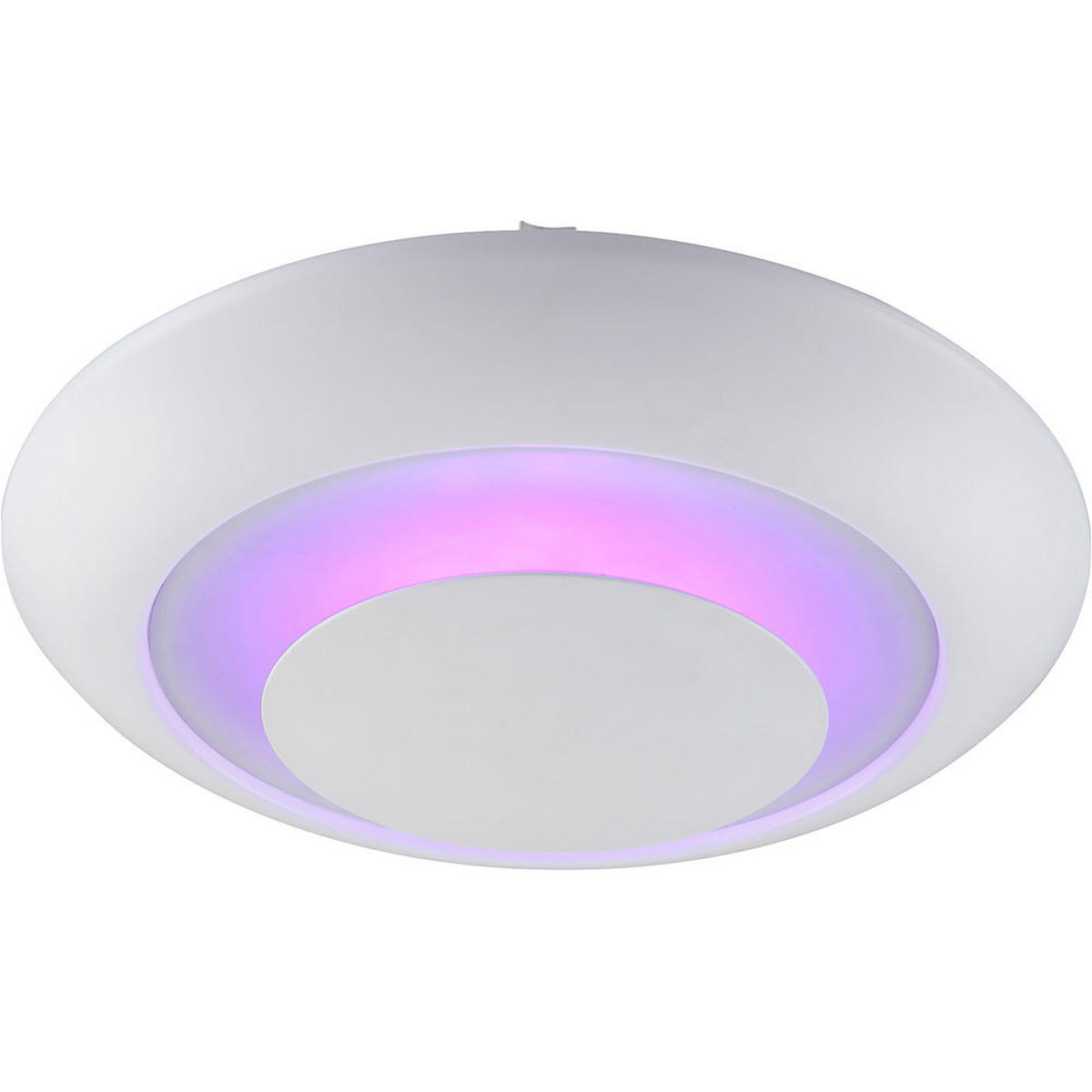 LED DECKENLEUCHTE FERAH Weiß - Weiß, Metall (50/50/11cm) - Globo Lighting