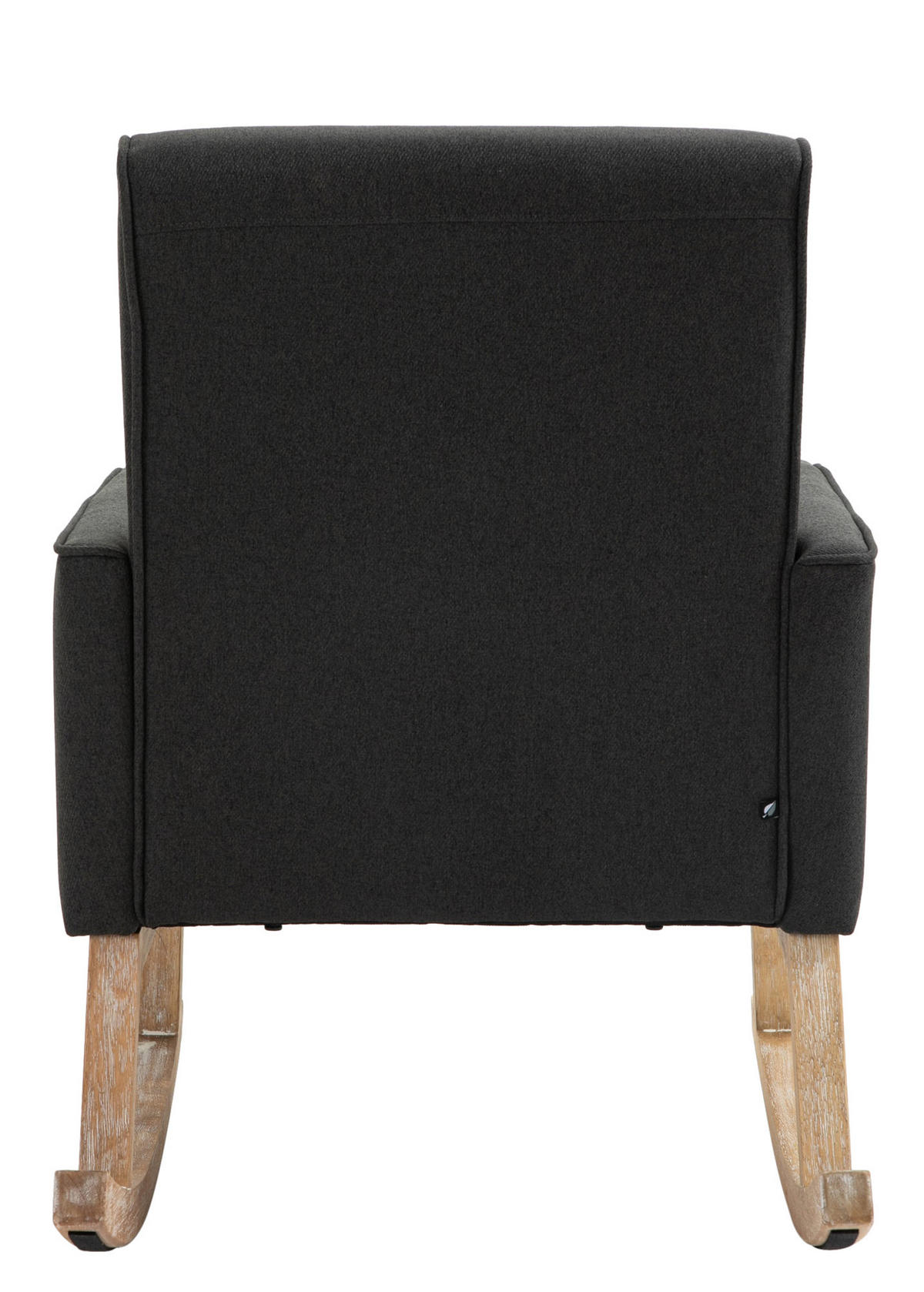 SCHAUKELSTUHL Stoff dunkelgrau - Dunkelgrau, Holz/Textil (63/90/77cm) - CLP