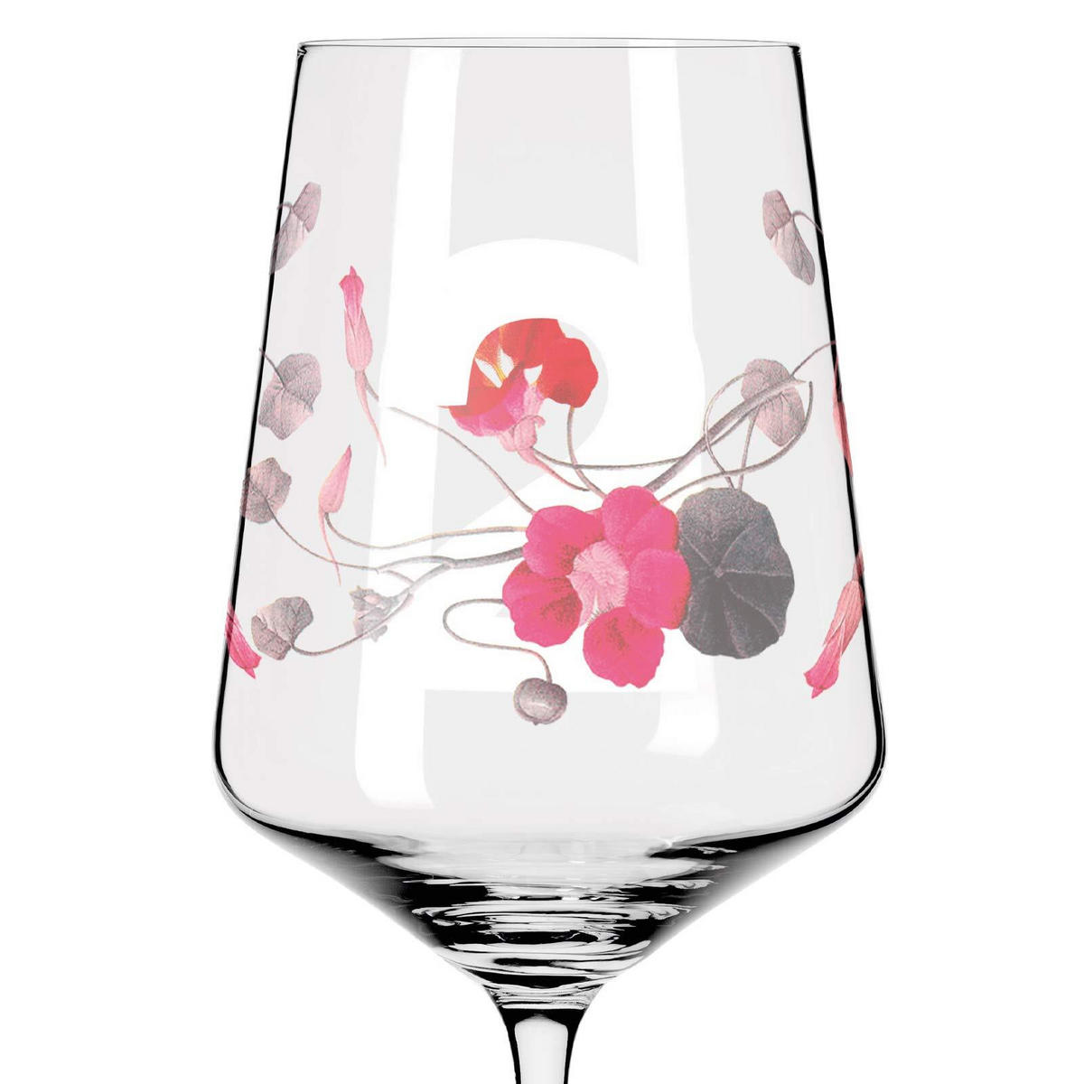 APERITIFGLÄSER BLUMEN UND ZAHLEN Sommersonett transparent 544 ml 2er Set - Transparent, Glas (0.544L) - Ritzenhoff