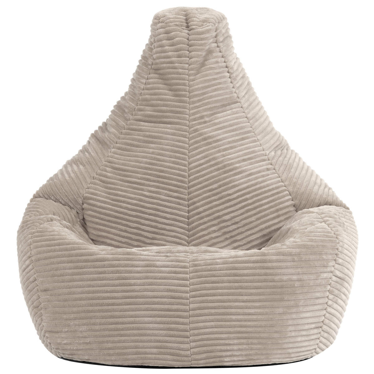 SITZSACK für Kinder Sessel aus Cord 2-tlg. - Beige, Textil (69/59/65cm) - icon