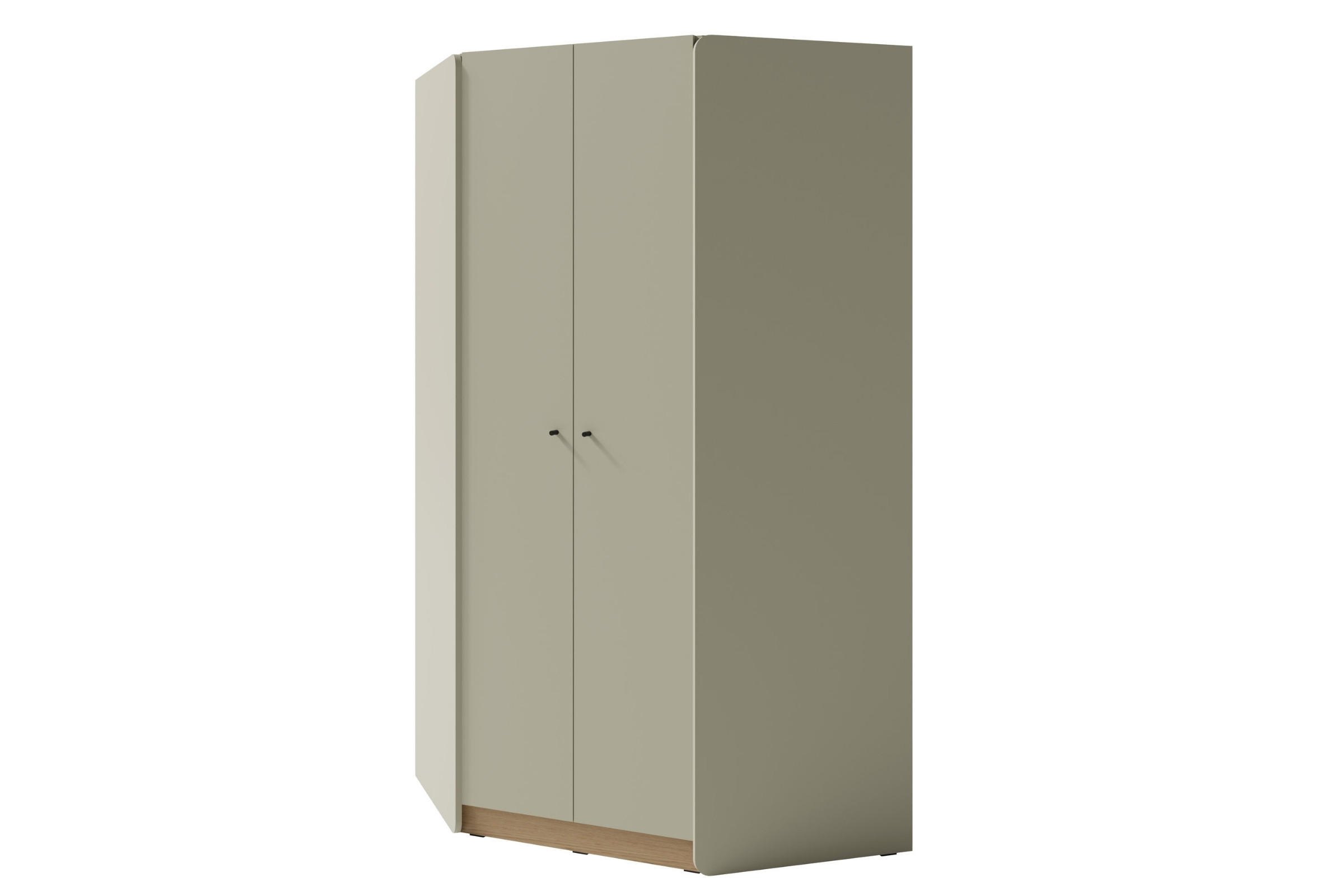 Deine Möbel 24 Kindereckschrank Eukalyptusholz, Alteiche 95x195x95 cm