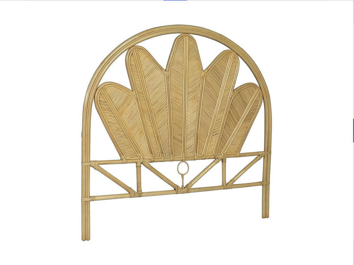 BETT-KOPFTEIL - 140 cm - Rattan - Holzfarben - CHELINA - Naturfarben, Holzwerkstoff (145/135/4cm) - Vente-Unique