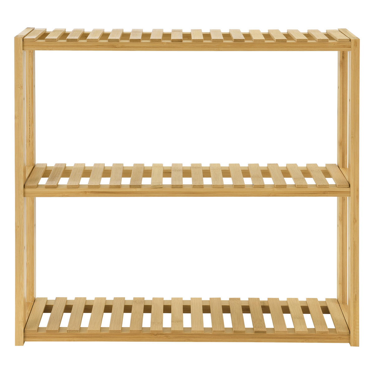 BADEZIMMERREGAL Örnsköldsvik - Naturfarben, Holz (60/54/15cm) - [en.casa]