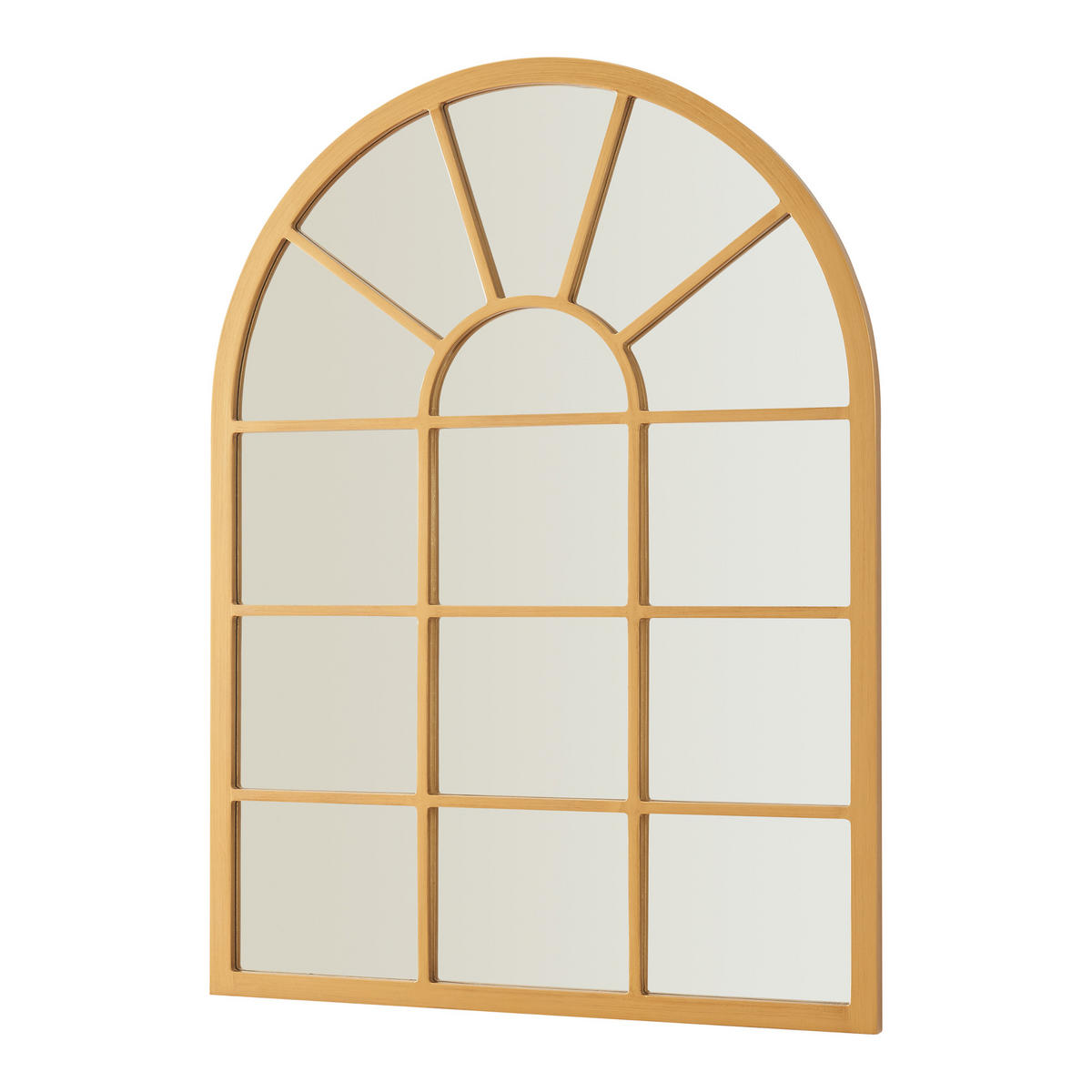 WANDSPIEGEL Villalago - Goldfarben, Glas/Holzwerkstoff (60/80/1.8cm) - [en.casa]