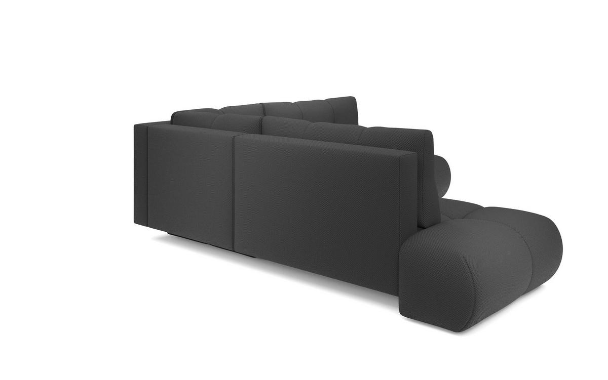 ECKSOFA DUCA II L-S Grau Jersey mit Schlaffunktion - Grau, Holz (266.5/266.5cm) - MASSENO