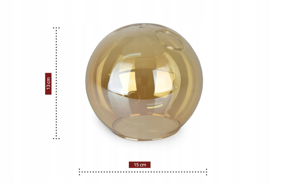 DECKENLEUCHTE Kogel - Transparent/Schwarz, Glas/Metall (60/60/37cm) - kiki design