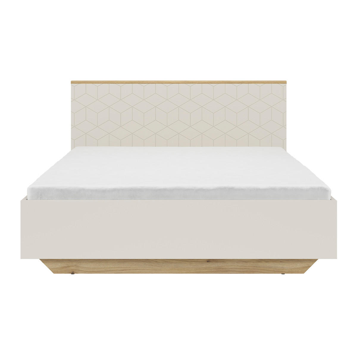 BETT 160/200 Naya Kaschmir - Beige, Holzwerkstoff (160/200cm) - Petits-meubles