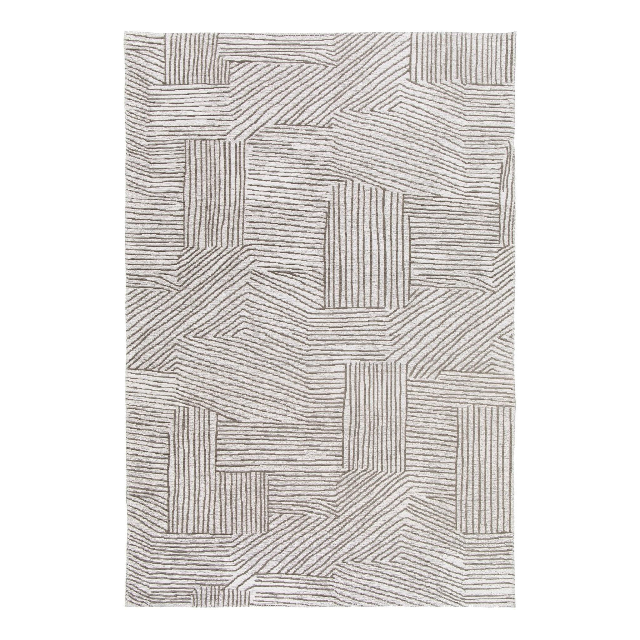 TEPPICH für Innen und Außen aus recycelten Fasern grau - Grau, Textil (160/230cm) - AFK Living