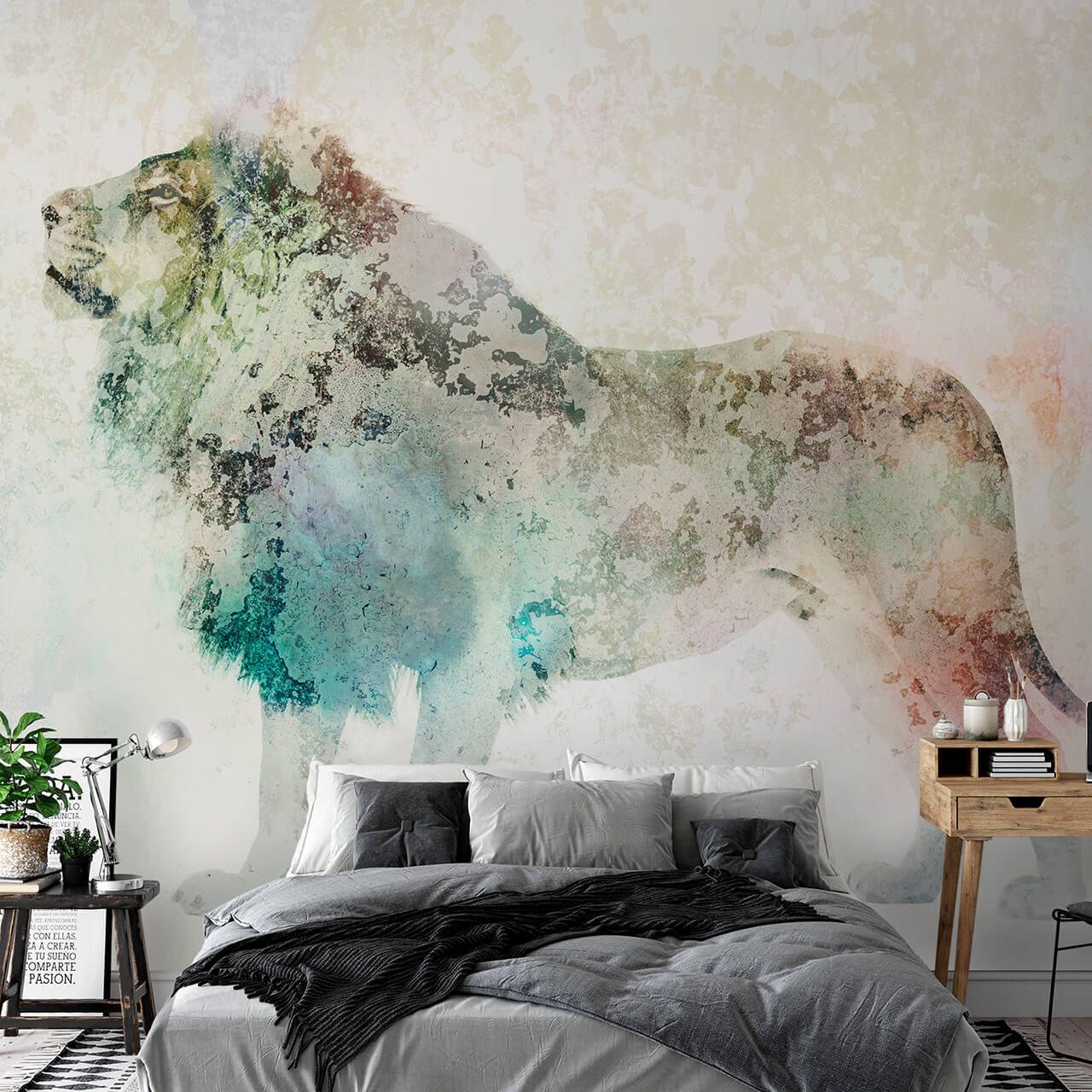 SELBSTKLEBENDE FOTOTAPETE 245/175 cm - Multicolor, Kunststoff/Textil (245/1cm) - KUNSTLOFT