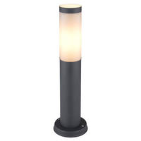 LED AUSSENLEUCHTE BOSTON Edelstahl Anthrazit - Anthrazit, Kunststoff (7.6/7.6/45cm)
