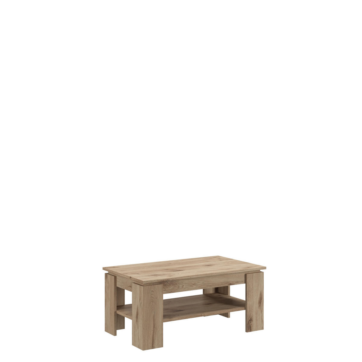 COUCHTISCH TITAN (B/H/T: ca. 100/45/60 cm) in Nox Oak Nachbildung/Nox Oak Nachbildung - Eichefarben, Holzwerkstoff (60/100/45cm)