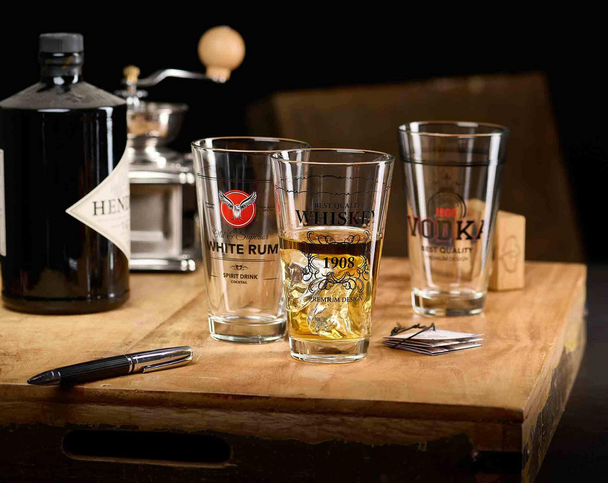VODKA BECHER SPIRITS transparent 330 ml 6er Set - Transparent, Glas (0.33L) - Ritzenhoff Breker
