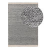 TEPPICH aus recyceltem Material Kiah Grau 160x230 cm - Grau, Textil (160/230cm) - benuta Pure