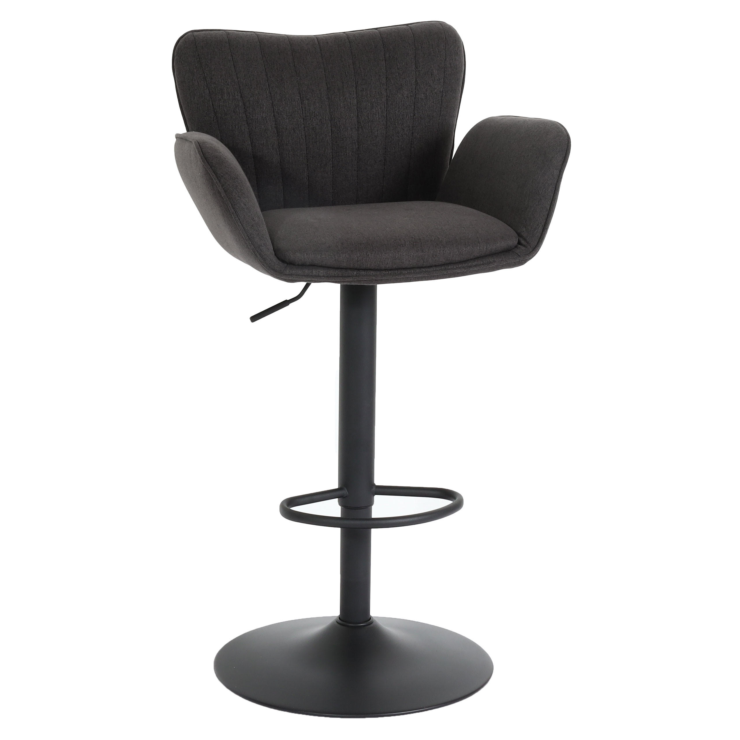 BARHOCKER Grau - Grau, Textil (50/110/45cm) - MCW