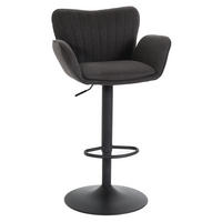 BARHOCKER Grau - Grau, Textil (50/110/45cm) - MCW