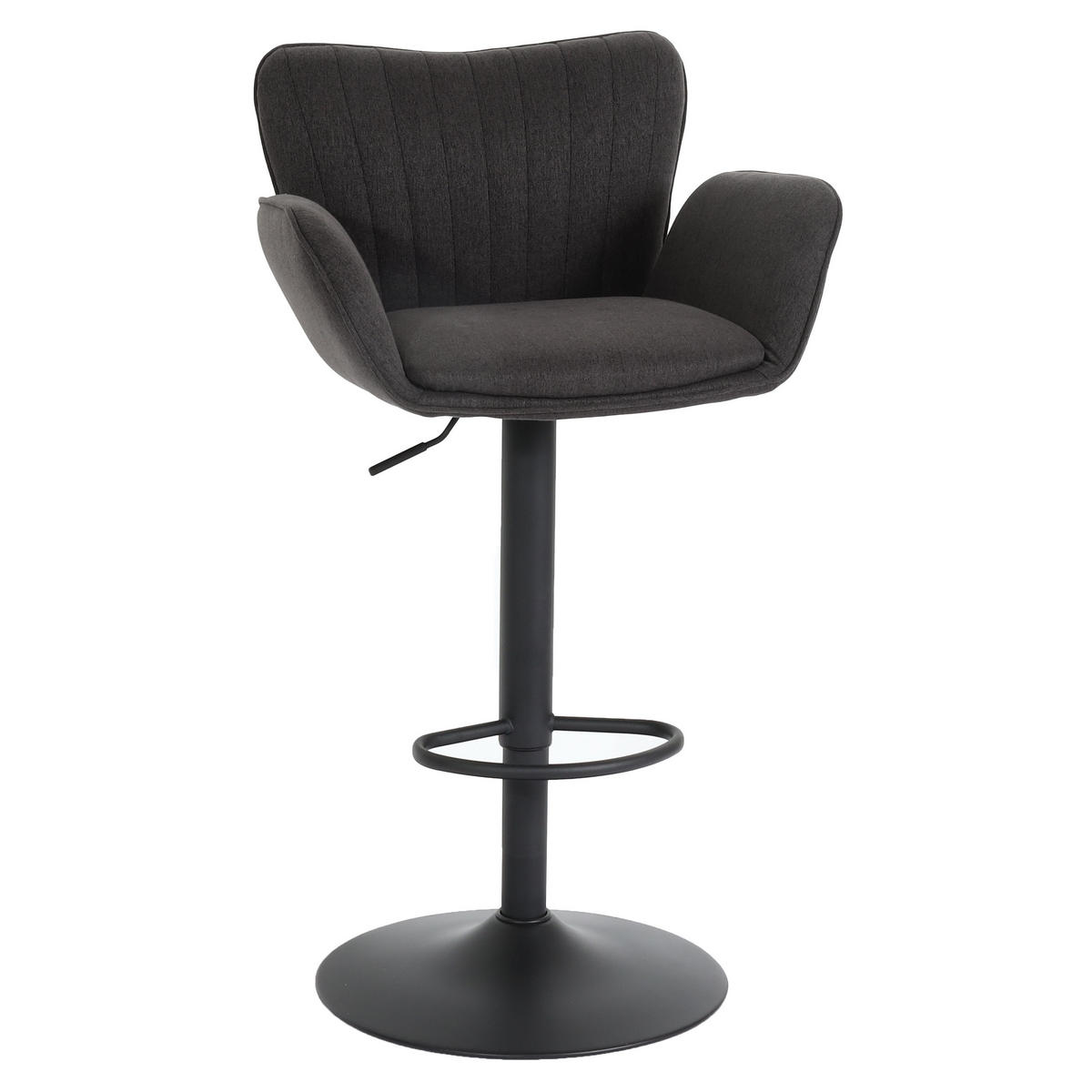 BARHOCKER Grau - Grau, Textil (50/110/45cm) - MCW