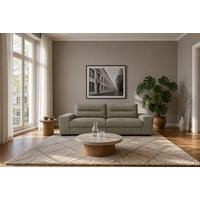 3-SITZER Carlisle Chenille Grün 274/97/93 cm - Jadegrün, Kunststoff/Textil (274/93/97cm) - foamnova
