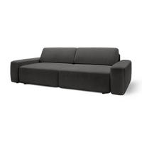 SOFA Bamby Schwarz - Schwarz, Textil (276/82/164cm) - Pillovely