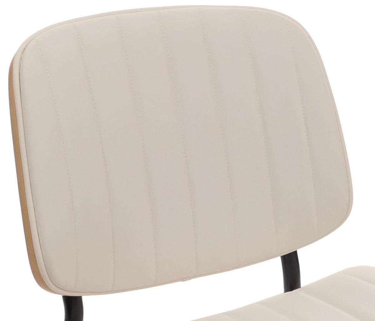 JEDÁLENSKÁ stolička Béžová, Biela - biela/béžová, textil (49/83/52cm) - MCW