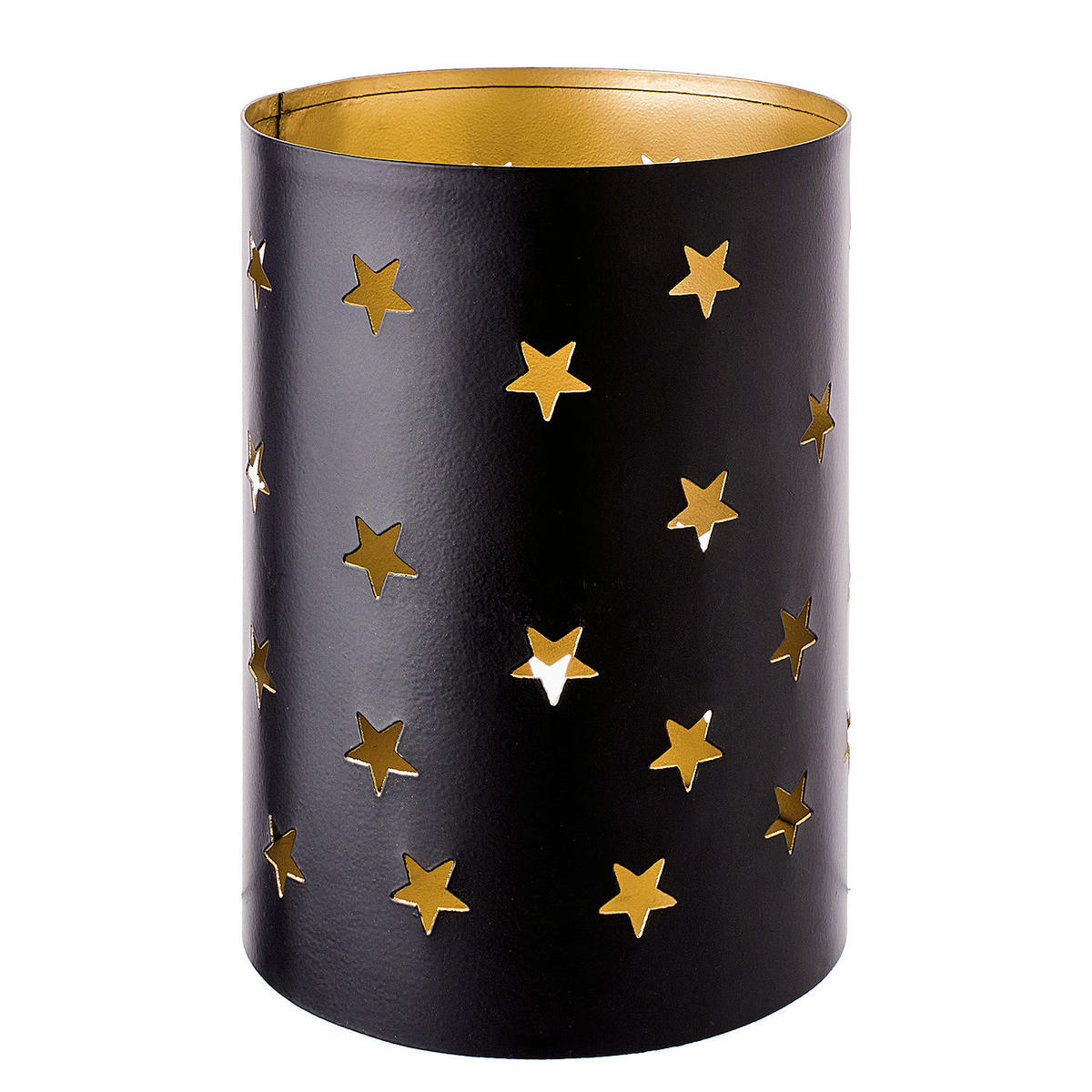 WINDLICHT (4er Set) Luminous - Schwarz, Metall (10/15/10cm) - Butlers