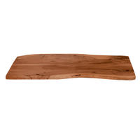 TISCHLATTEN MIT BAUMKANTE FÜR HEIMWERKER, AKAZIENHOLZ CURTIS - Braun/Naturfarben, Akazienholz/Holz (40/100/3cm) - SAM